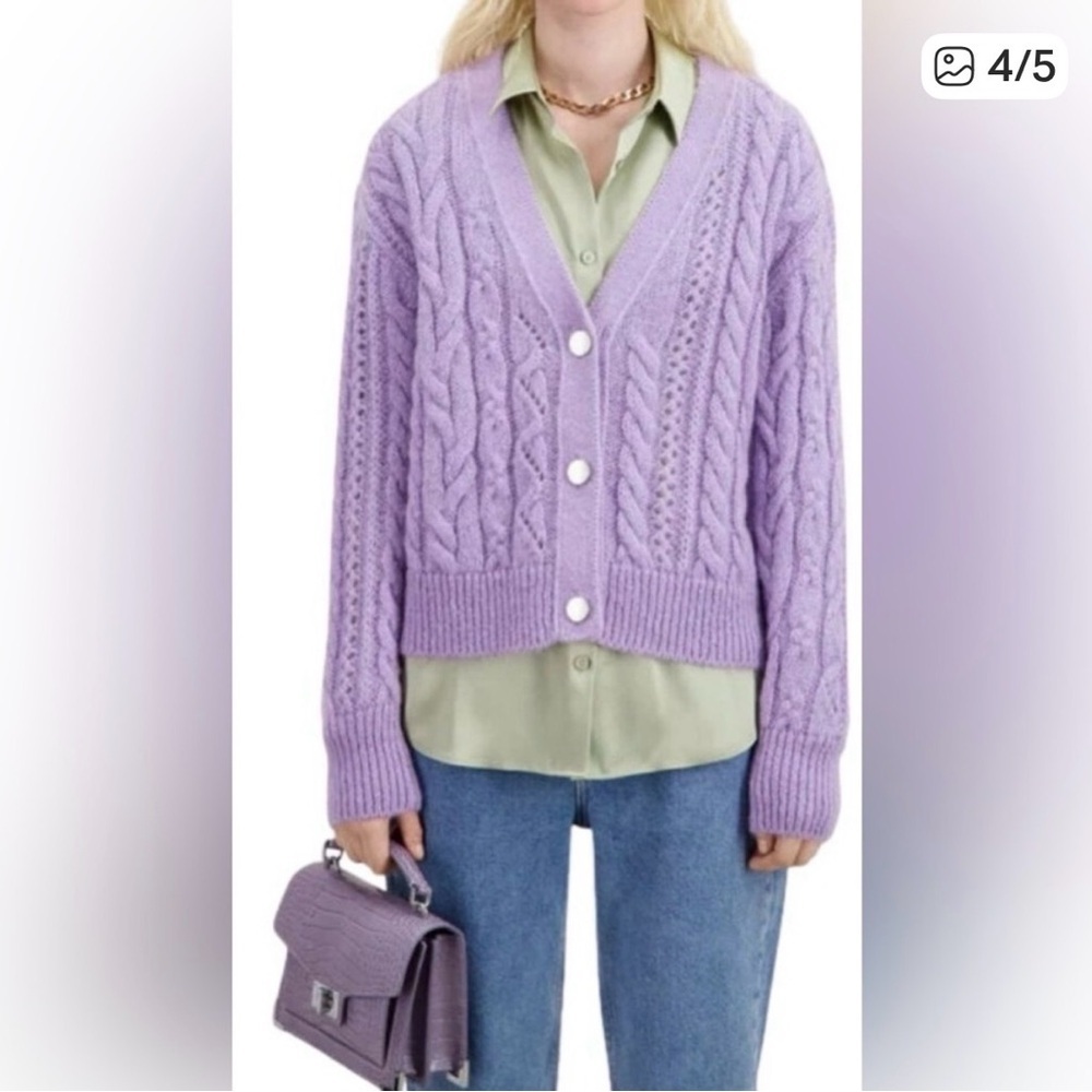 The Kooples Cable Knit Cardigan 💜
